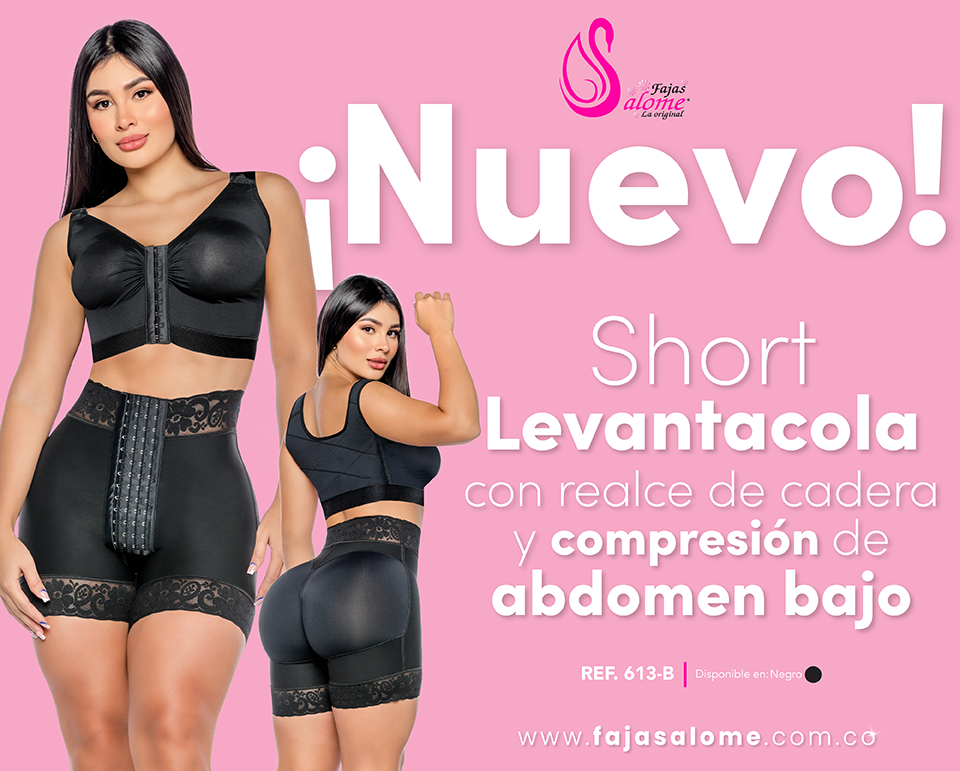 Fajas Salome Reductoras Levanta Cola y strapless Bodyshort Colombian Post  Parto